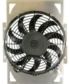radiator cooling fan motor yamaha rhino 450 yxr45f 660 yxr66f utv 2004 2009 108797 0 - Denparts